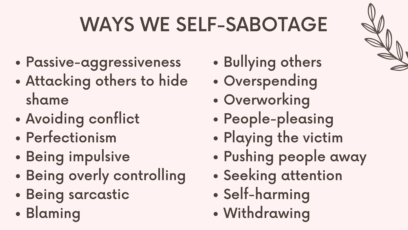 Why Do I Self Sabotage So Much? A Guide To Personal Growth - Yolanda ...
